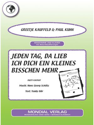 cover image of Jeden Tag, da lieb ich dich ein kleines bisschen mehr